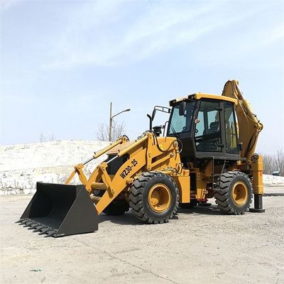 Cargador de excavadora con retroexcavadora WZ30-25 con cubo delantero de alto rendimiento